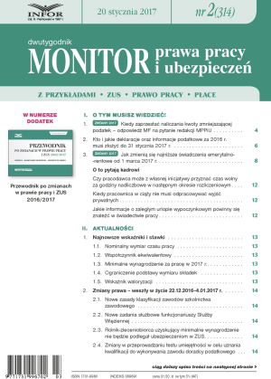 Monitor Prawa Pracy i Ubezpieczeń