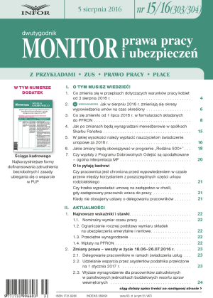 Monitor Prawa Pracy i Ubezpieczeń