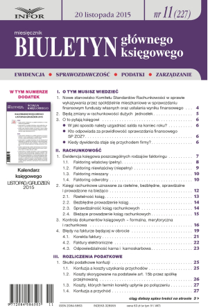 Biuletyn Głównego Księgowego