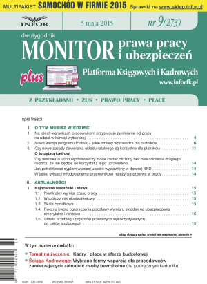 Monitor Prawa Pracy i Ubezpieczeń