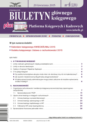 Biuletyn Głównego Księgowego