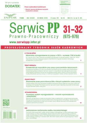 Serwis Prawno-Pracowniczy / Niezbędnik Kadrowo-Płacowy