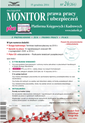 Monitor Prawa Pracy i Ubezpieczeń