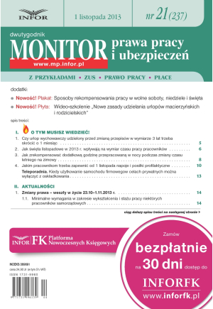 Monitor Prawa Pracy i Ubezpieczeń
