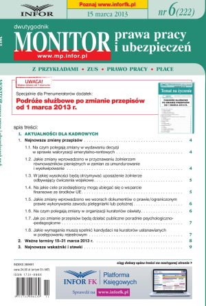 Monitor Prawa Pracy i Ubezpieczeń