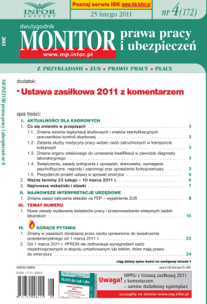 Monitor Prawa Pracy i Ubezpieczeń