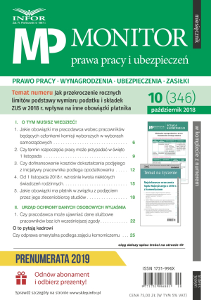 Monitor Prawa Pracy i Ubezpieczeń