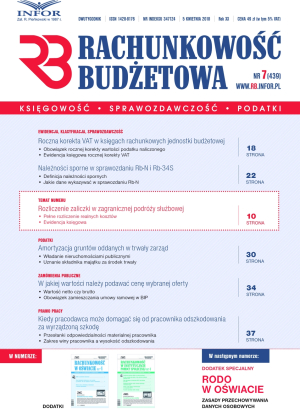 Rachunkowość Budżetowa