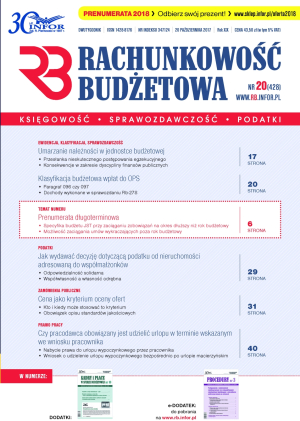 Rachunkowość Budżetowa