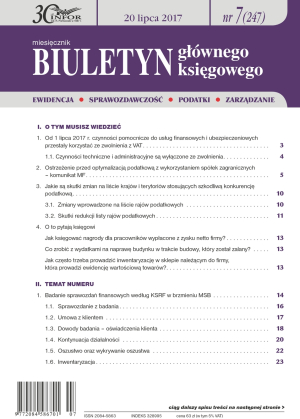 Biuletyn Głównego Księgowego