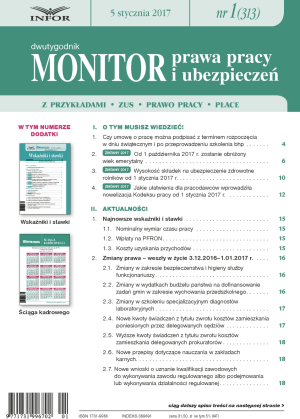 Monitor Prawa Pracy i Ubezpieczeń