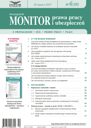 Monitor Prawa Pracy i Ubezpieczeń