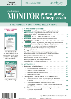 Monitor Prawa Pracy i Ubezpieczeń