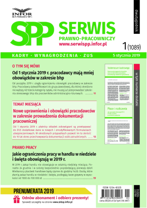 Serwis Prawno-Pracowniczy / Niezbędnik Kadrowo-Płacowy