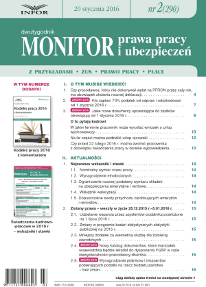 Monitor Prawa Pracy i Ubezpieczeń