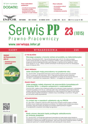Serwis Prawno-Pracowniczy / Niezbędnik Kadrowo-Płacowy