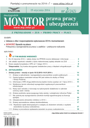 Monitor Prawa Pracy i Ubezpieczeń