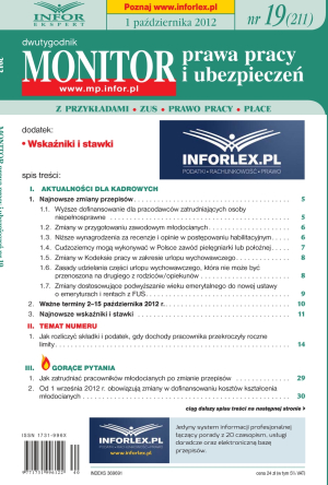 Monitor Prawa Pracy i Ubezpieczeń