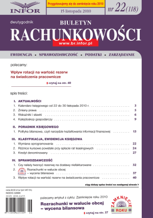 Biuletyn Rachunkowości