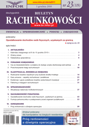 Biuletyn Rachunkowości