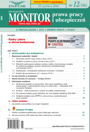 Monitor Prawa Pracy i Ubezpieczeń