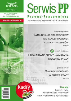 Serwis Prawno-Pracowniczy / Niezbędnik Kadrowo-Płacowy