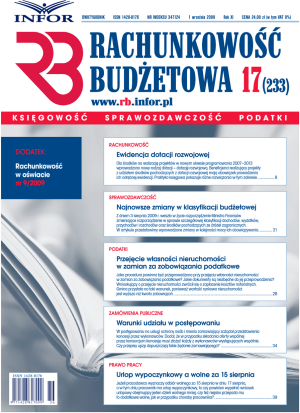 Rachunkowość Budżetowa