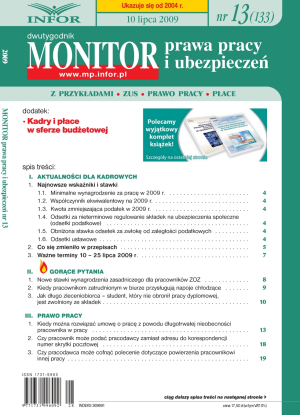 Monitor Prawa Pracy i Ubezpieczeń