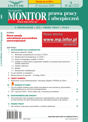 Monitor Prawa Pracy i Ubezpieczeń