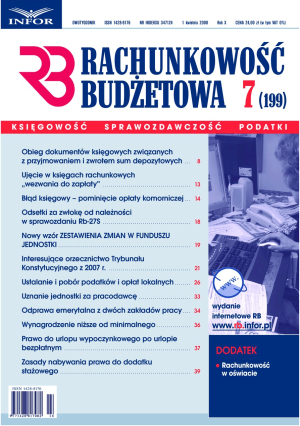 Rachunkowość Budżetowa