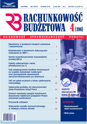 Rachunkowość Budżetowa