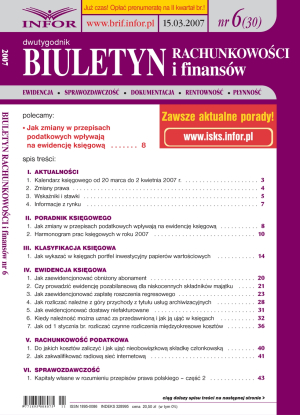 Biuletyn Rachunkowości i Finansów