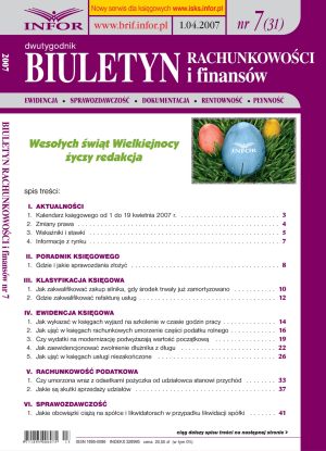 Biuletyn Rachunkowości i Finansów