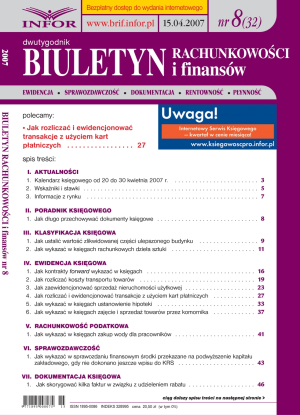 Biuletyn Rachunkowości i Finansów