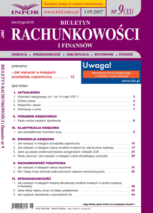 Biuletyn Rachunkowości i Finansów