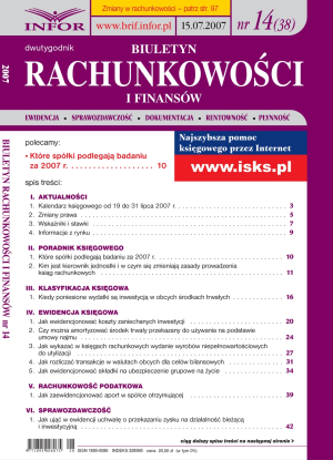Biuletyn Rachunkowości i Finansów