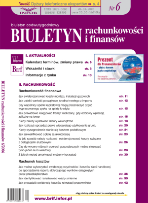 Biuletyn Rachunkowości i Finansów