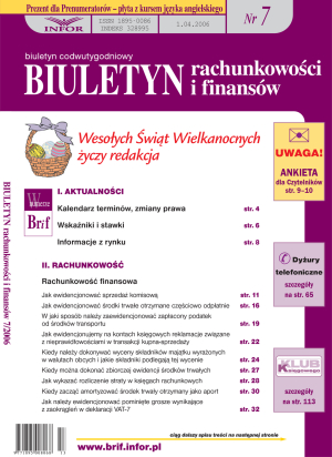 Biuletyn Rachunkowości i Finansów