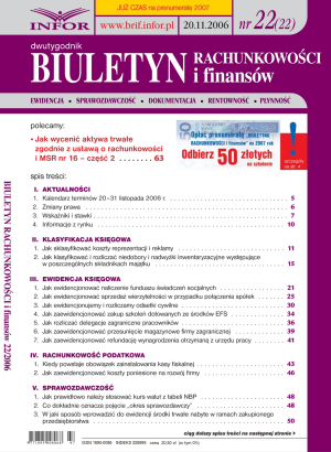 Biuletyn Rachunkowości i Finansów