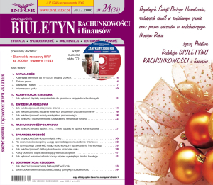 Biuletyn Rachunkowości i Finansów