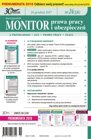 Monitor Prawa Pracy i Ubezpieczeń