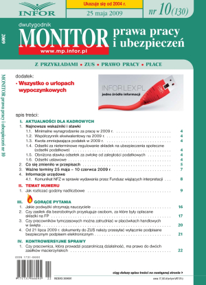 Monitor Prawa Pracy i Ubezpieczeń