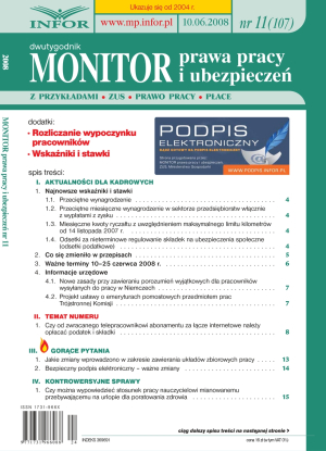 Monitor Prawa Pracy i Ubezpieczeń