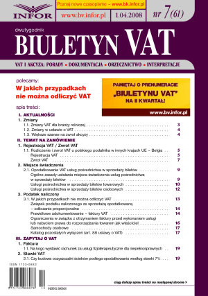 Biuletyn VAT