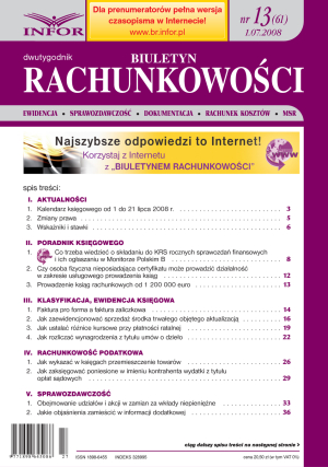 Biuletyn Rachunkowości