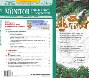Monitor Prawa Pracy i Ubezpieczeń