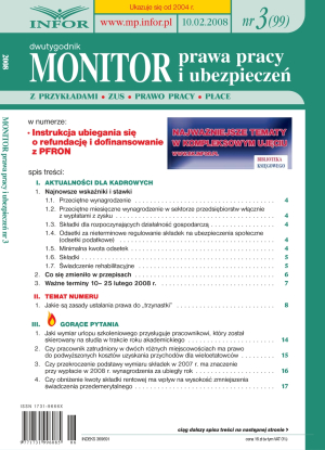 Monitor Prawa Pracy i Ubezpieczeń