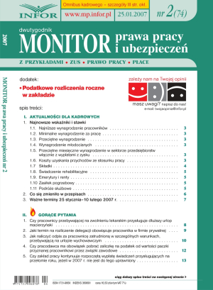 Monitor Prawa Pracy i Ubezpieczeń