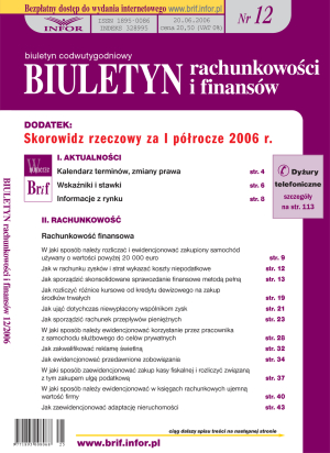 Biuletyn Rachunkowości i Finansów