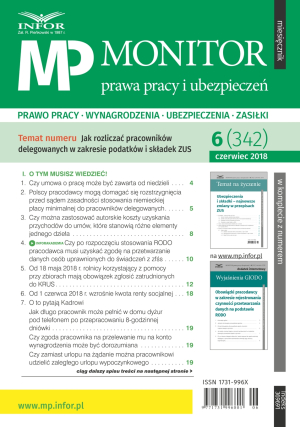 Monitor Prawa Pracy i Ubezpieczeń